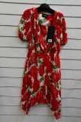 An as new The Kooples Summer Peonies dress (Size 0 - RRP £298).