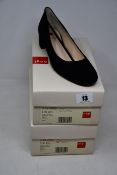 Two pairs of as new Hogl 0-18 3002 shoes (UK 4.5, 6.5).