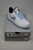 A pair of as new Nike Air Force 1 '07 trainers (UK 5).
