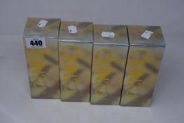Four Calvin Klein CKIN2U eau de toilette for her (150ml).