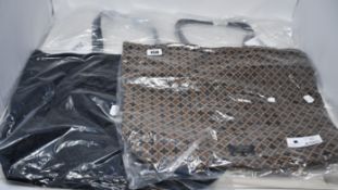 Two as new By Marlene Birger Carryall tote bags (Two different styles - RRP €80 each).