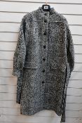 An as new The Kooples Fuzzy Screen coat (Size 34 - RRP €495).