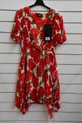 An as new The Kooples Summer Peonies dress (Size 2 - RRP £298).