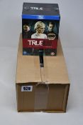 Three boxed as new Complete True Blood Series on Blu-ray.