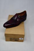 A pair of pre-owned Meermin Museum calf shoes in plum (UK 10.5 - Re-soled in excellent condition).