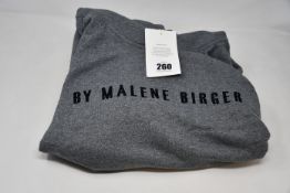 Two as new By Malene Birger Tagia hoodies in grey (S, M - RRP £95 each).
