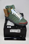 A pair of as new Adidas Top Ten Hi Star Wars Boba Fett trainers (UK 10.5).
