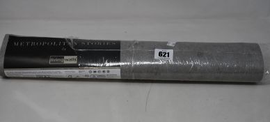 Eight rolls of Metropolitan Stories (36924-2) wallpaper by Living Walls.