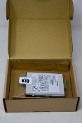 A boxed as new Moxa MGate MB3170 V2.4.1 Advanced Serial-to-Ethernet Modbus Gateway (P/N: