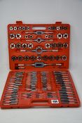 One as new 110-piece Tap & Die tool set.