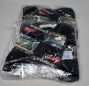 Eleven packs of three pairs of Bridgedale Unisex Everyday Lightweight Performance Socks in black (
