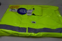 An as new FR Dritex S43Q Saturn fluorescent coat (XL -RRP $283).