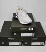 Three pairs of as new G Star Raw Vin Runner trainers (All UK 5 - RRP £45 each).