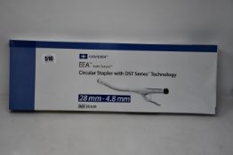 A boxed as new Covidien Medical Circular Stapler with DST Series technology.