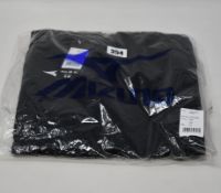 Five as new Mizuno Terry hoodies in black (All XS - RRP £30 each).