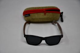 Five pairs of as new Woodies sunglasses.