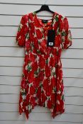 An as new The Kooples Summer Peonies dress (Size 3 - RRP £298).