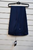 Two pairs of Ted Baker slim fit stretch suit trousers in blue (Size 40 Reg - RRP £66 each).