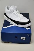 A pair of as new Nike Air Jordan 3 Retro sneakers (UK 9.5).
