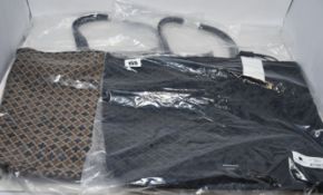 Two as new By Marlene Birger Carryall tote bags (Two different styles - RRP €80 each).