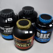 Two BioTech USA ISO Whey Zero protein isolate drink powders (2270g) inlemon cheesecake and