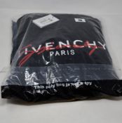 An as new Givenchy sweatshirt in black (M - RRP £265).