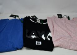 Ten assorted as new G-Star Raw T-shirts (Assorted styles - All M).