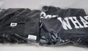 An as new Freshjive Banner crewneck sweatshirt (L) and a Freshjive Treble cardigan (XL - RRP $90).