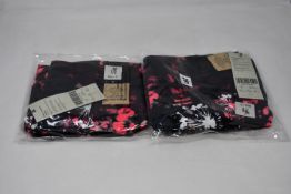 Two pairs of as new Sweaty Betty Power 7/8 workout leggings (S,M - RRP £75 each).