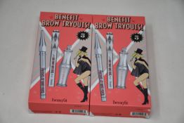 Eleven boxed as new Benefit Brow Tryouts! 5 (Brow pencil and setting gel set).