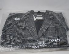 A women's as new Tom Tailor My True Me checked coat (UK 12 - RRP €120).