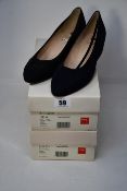 Two pairs of as new HÖGL 2-10 4202 ballet pumps (UK 6, 6.5 - RRP £79 each).