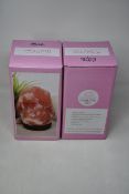 Eight boxed as new Spirit of Equinox Natural Himalayan Salt Lamps (1.5 - 2kg air purifier with