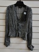 An as new The Kooples Spring Liberty top (Size 2 - RRP £155).