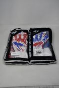 Three pairs of as new Kaliaaer PWRLITE UNITY (Negative 1 pair, XT 2 pairs) goal keeper gloves (