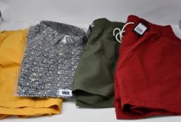 Six assorted as new G-Star Raw T-shirts, three pairs of shorts and a shirt (All M).