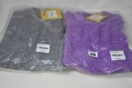 Two as new Resume Amora knit sleeveless sweaters (Both EU 36 - RRP £90 each).
