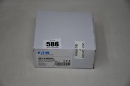 Eight boxed as new Eaton DET-RSMOKE radio smoke detectors.