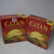 Five boxed a new Catan trade build settle games.