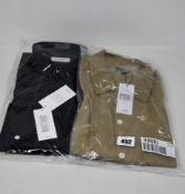 An as new Club Monaco shirt (L - RRP £95) together with an as new Eton contemporary fit shirt (16.