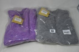 Two as new Resume Amora knit sleeveless sweaters (Both EU 36 - RRP £90 each).