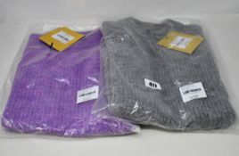 Two as new Resume Amora knit sleeveless sweaters (Both EU 34 - RRP £90 each).