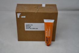 Ten boxed as new CHT Silcoset 158 (Thixotropic, black acetoxy silicone sealant).