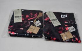 Two pairs of as new Sweaty Betty Power 7/8 workout leggings (M - RRP £75 each).