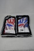 Three pairs of as new Kaliaaer PWRLITE UNITY Negative goal keeper gloves (Size 10).