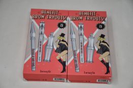 Eleven boxed as new Benefit Brow Tryouts! 5 (Brow pencil and setting gel set).