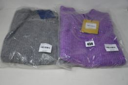Two as new Resume Amora knit sleeveless sweaters (Both EU 36 - RRP £90 each).