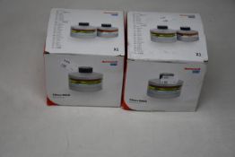 Four boxed as new Honeywell North Filters Rd40 (1781000) and three as new Honeywell North Filters