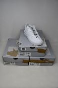 Three pairs of youth's as new Nike Air Force 1 LV8 3 trainers (2 x UK 3, 1 x 4).
