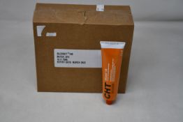 Ten boxed as new CHT Silcoset 158 (Thixotropic, black acetoxy silicone sealant).
